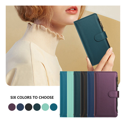 Funda De Piel Tipo Cartera Con Tapa Para Vivo V40 Se V40 Pro V40 Lite