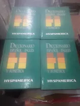 Comprar Libro De Diccionario Hyspamerica Español Ingles Lote X4 Tomo