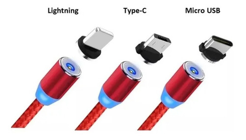 Cable Usb Magnetico 3 En1