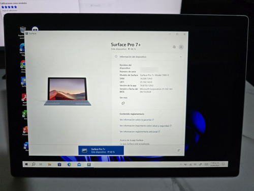 Tablet Microsoft Surface Pro 7 Plu I5 12.3 2k 128gb 8gb Ram (Usado)