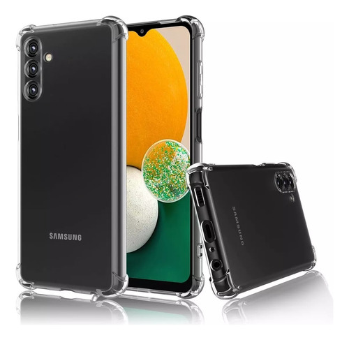 Funda Antishock Transparente Para Samsung A04s + Templado 9h