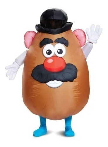 Disfraz Inflable De Señor Cara De Papa Mr. Potato Head De Toy Story Unisex Hombres Mujer Damas Adultos Envio Gratis