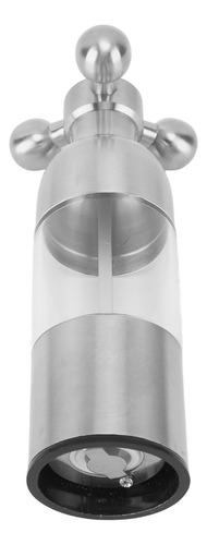Rotor De Cerámica Recargable Silver Pepper Mill Professional