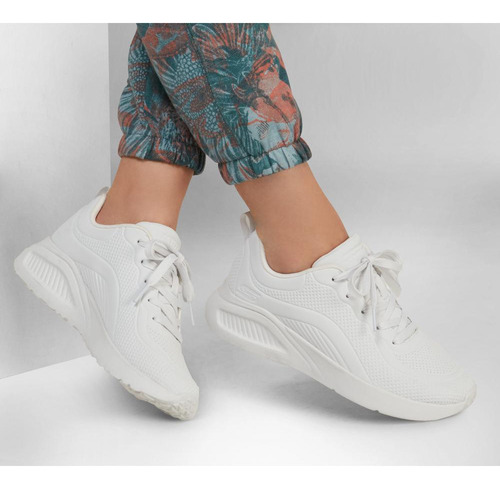 Zapatilla Mujer Bobs Buno How Sweet Blanco Skechers