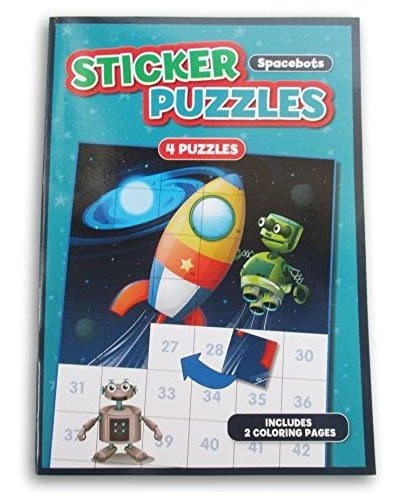 Libros De Actividad Sticker Puzzle Libro Con 4 Zbc71