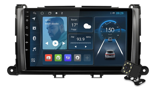 Estéreo Android Para Toyota Sienna 2011-2014 Cámara Gps Fm