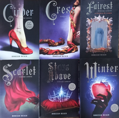 6 Libros Saga Crónicas Lunares - Marissa Meyer Vr