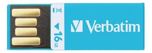 Memoria USB Verbatim Store 'n' Go Clip-it 16GB 2.0 azul