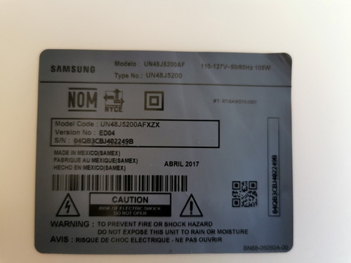 Imagen 6 de 6 de Tiras Leds Para Tv Samsung Un48j5200af 8 Tiras De 4 Leds