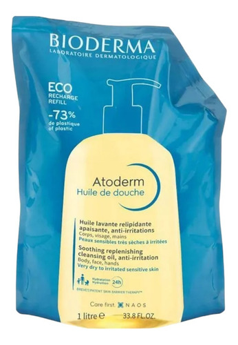 Óleo De Banho Bioderma Atoderm Huile De Douche Refil 1 Litro