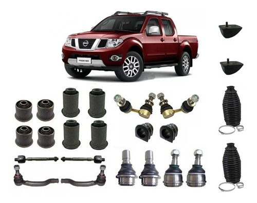 Kit Suspensão Completa Frontier Sel 2.5 Após 2007 24 Peças