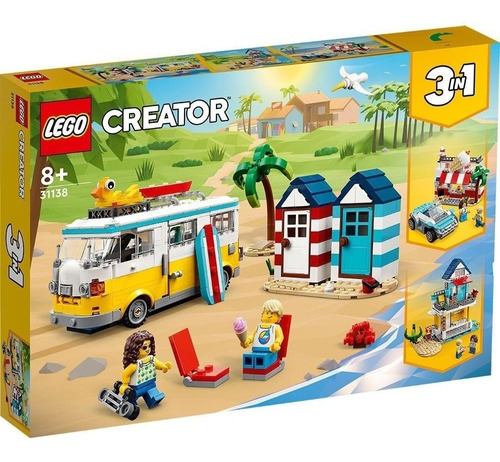 Lego Creator Camioneta De Playa 31138 De 556 Piezas En Caja