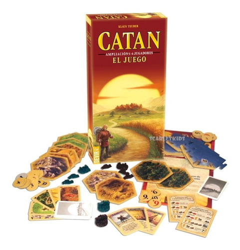 Colonos De Catan El Juego Original Devir Base + Ampliacion