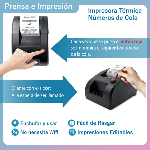 Pen Ador Gratoro Para Impre Ora Térmca Y 1 Rollo E Pa
