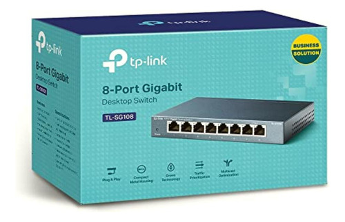 Tp-link Unmanaged Switch Escritorio 8puertos 10/100/1000mbps