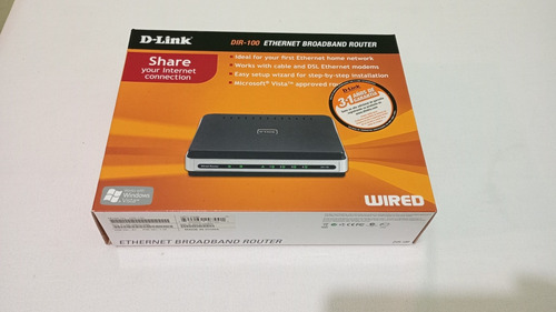 Router D-link 100 Para El Hogar (Usado)