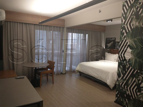 Imagem 2 de 15 de Flat No Itaim Bibi No Pool ***the Capital Flat *** - Sf702
