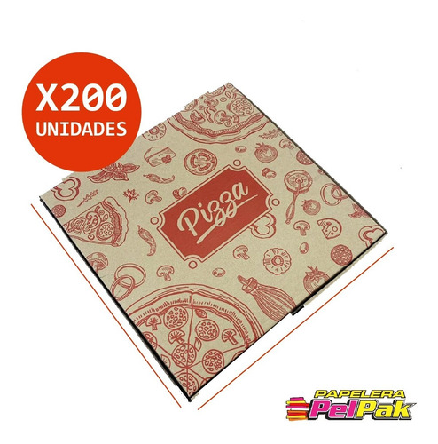 Caja Para Pizza Impreso Generico Grande  Micro 