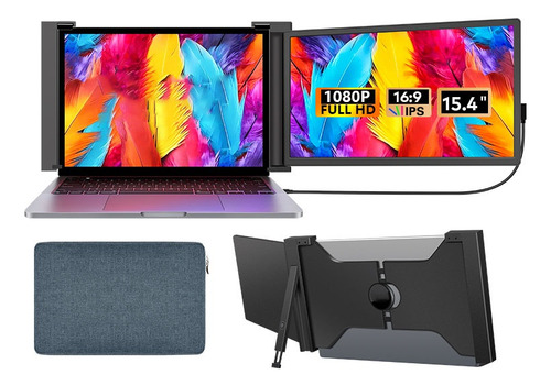 Extensor De Monitor De Portátil Doble De Portátil 15.4 PuLG