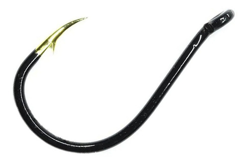 Anzol Pinnacle Chinu Black Ponta Dourado N07 C/10un Tamba
