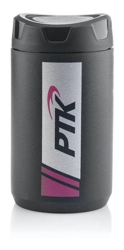 Porta Treco Ferramenta Bike 500ml Prata/rosa Ptk Bicicleta