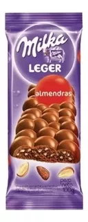 Chocolate Milka Argentino Leger Almendras 6 X 100 Gr -