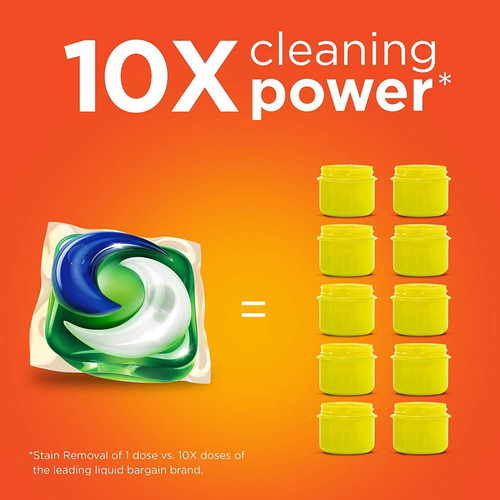 Tide Pods 3 En 1 He Turbo Detergente Pacs, Spring Meadow Olo