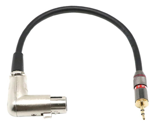 Cable Xlr De 1 Pi A 3,5 Mm Para Micrófonos A Video Y Slr