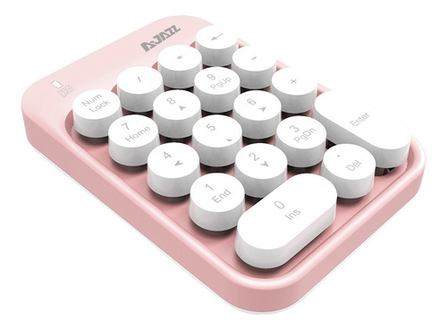 Imagen 1 de 6 de Ajazz 2.4g Teclado Numérico Inalámbrico Mini Numpad 18
