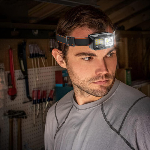 Linterna Minera Led Recargable Potente Para Campamento