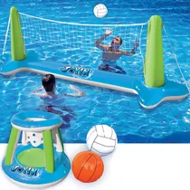 Comprar Juego De Flotadores Inflables Para Piscina Con Red Y Aros