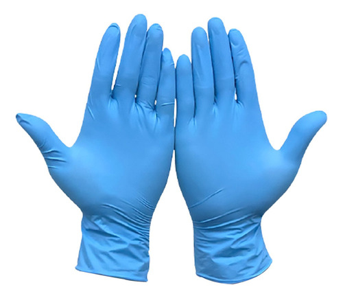 50pcs Guantes Desechables De Nitrilo A Prueba De Aceite Para