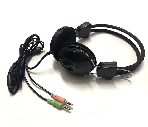 Audífonos Diadema Con Micrófono Para Pc Stereo Jack 3.5 Mm