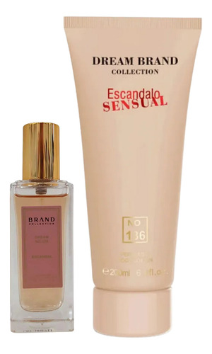 Dream Brand Collection Tubete 136 30ml e Creme 136 200ml Feminino