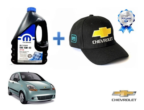 Garrafa Aceite Mopar + Gorra Chevrolet Matiz 2011 A 2015