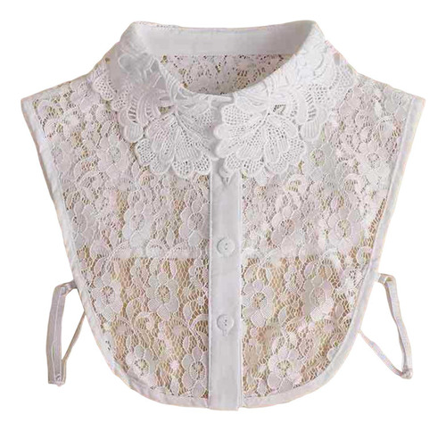 Cuello Falso De Encaje, Accesorio Ajustable Para Suéteres,