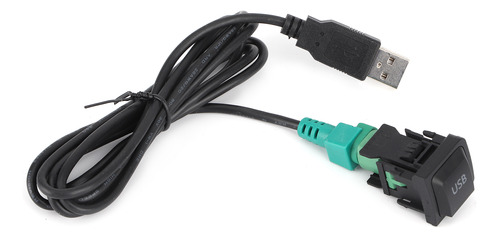 Adaptador De Cable Usb Estéreo, Botón De Conmutación Para Re