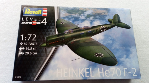 Maqueta A Escala 1/72 Revell Heinkel He70 F2