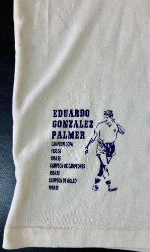 Jersey América Doble Autógrafo Eduardo González Palmer Qepd (Usado)