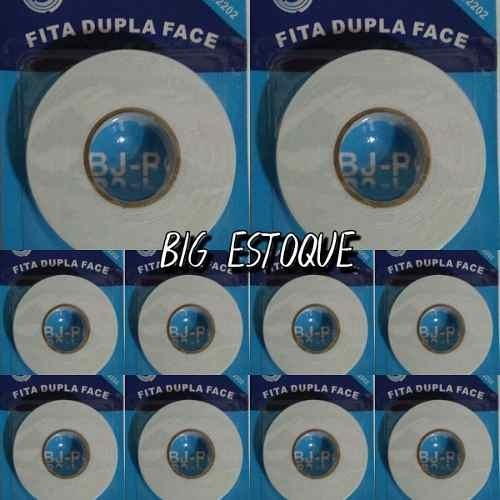 Fita Dupla Face Espuma 3metros X 18mm 10 Rolos