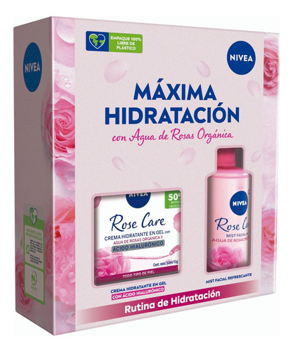 Pack NIVEA Roses Care Crema Día 50 ml + Mist 150 ml