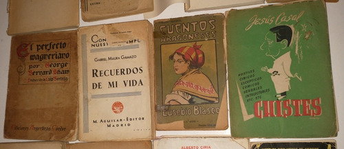 16 Libros:literatura / Biografia / Cuentos /chistes/politica (Usado)