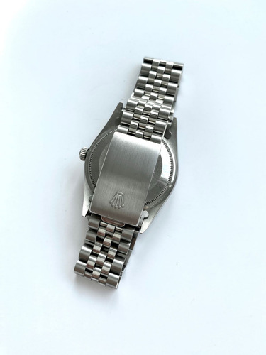 Reloj Rolex 15200 Jubile Fondo Negro 34 Mm Full Set Gris Gris Negro (Usado)