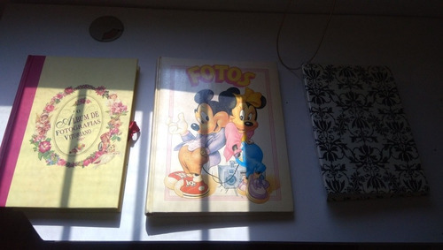3 Álbuns De Fotos Um Deles Disney