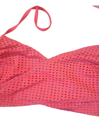 Corpiño Malla Bikini Talle 100 (cu8) Salmon Calada 100 (Usado)