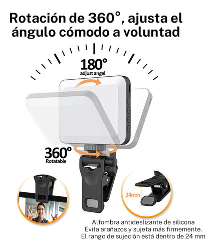 Neewer Luz Led De Video Con Clip For Teléfono Móvil