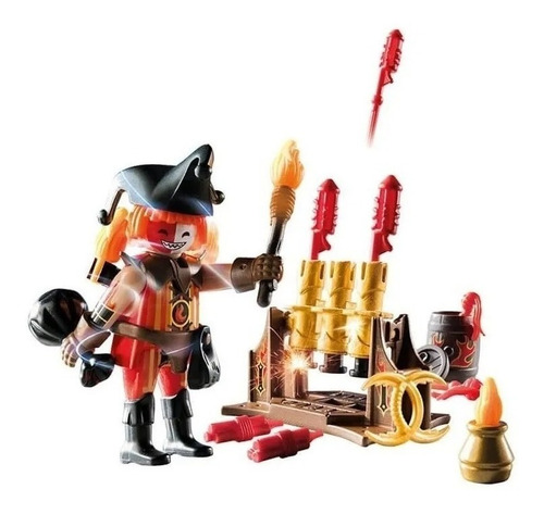 Playmobil 70228 Novelmore Maestro De Fuego Bandidos Burnham