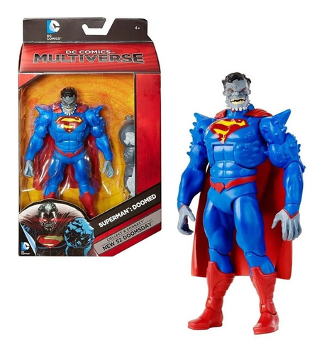 Superman Doomed Dc Multiverse Doomsday Baf Mattel Nuevo