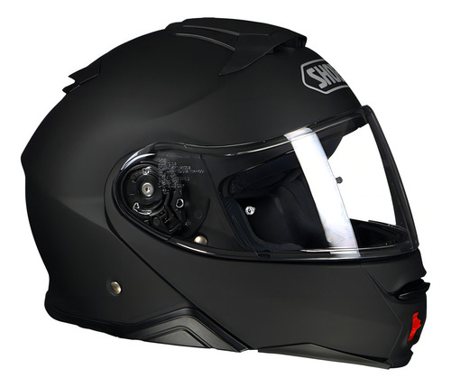 Shoei Neotec 2, negro mate, el mejor casco retráctil, color negro mate, talla 55-56 S