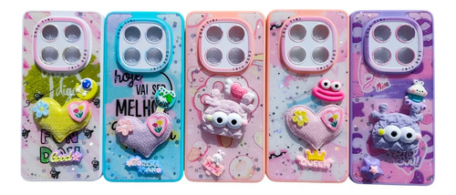 Funda Con Diseño 3d Para Xiaomi Note 14 Pro 5g Kwaii Blanco